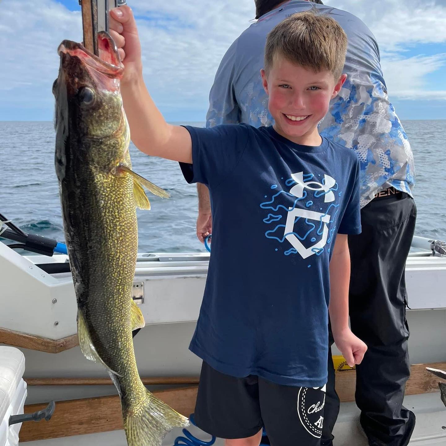 Mullett Lake Charters fishing trip